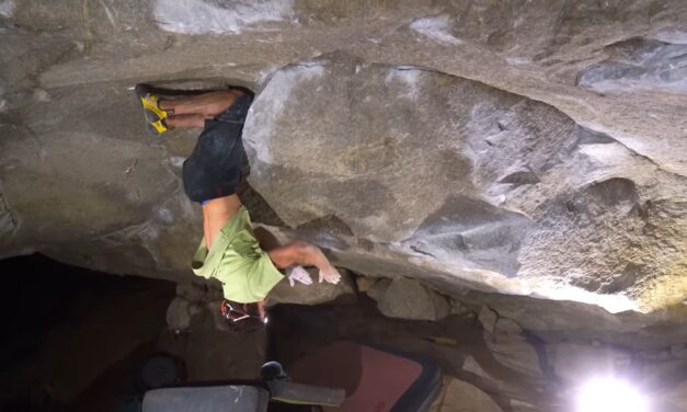 Shawn Raboutou mit Erstbegehung "Story of 3 Worlds" (8C+/V16)
