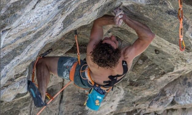 Alexander Rohr klettert "Change L1" (9a+)