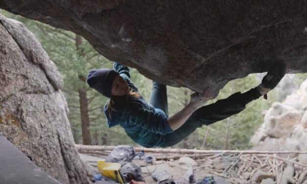 Video: Isabelle Faus bei der Erstbegehung von "Sinawav" (8B+)