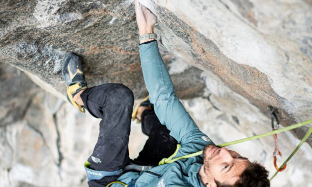 Stefano Ghisolfi holt sich die erste Wiederholung von "Move hard" (9b)