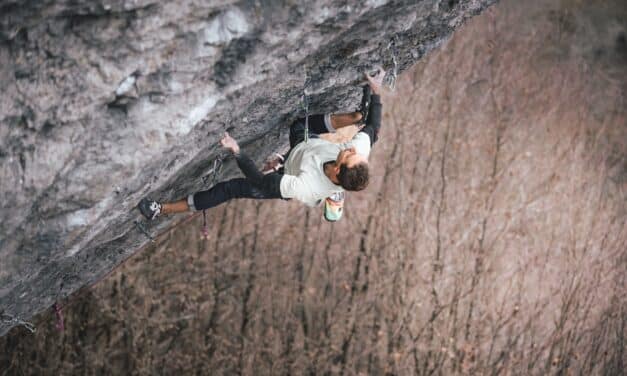 Moritz Welt klettert Erstbegehung „Lazarus“ (XI/XI+)