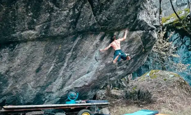 Florian Wientjes meldet "Off the Wagon (sit)" 8C+
