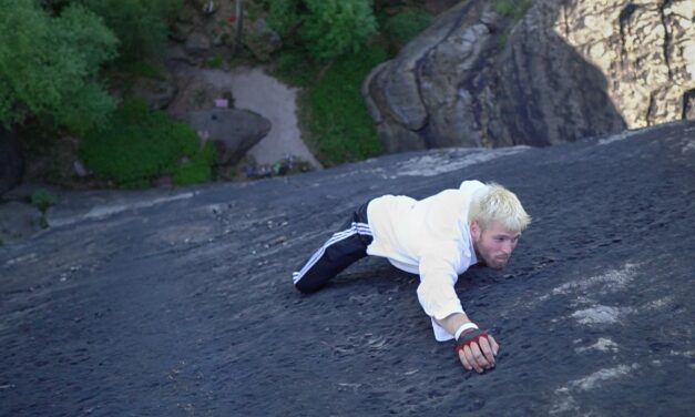 Anton Schröter klettert zwölf 74-Meisterwege free solo
