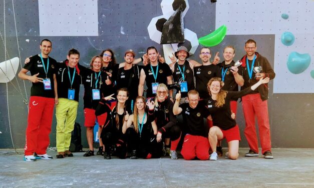 Deutsches Paraclimbingteam beendet die Weltcupsaison mit Zweifachgold in Villars