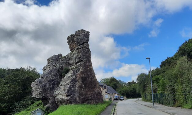 Klettern auf der Halbinsel Cotentin in der Normandie