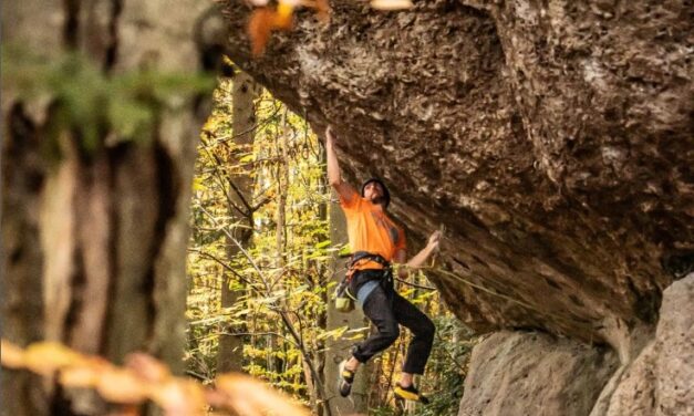 Stefano Ghisolfi klettert "Action Directe" (9a)