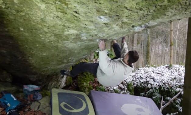 Moritz Welt holt sich die dritte Begehung von "Bad boys for life" [8B+]