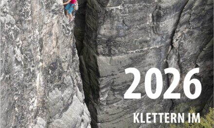 Der Kalender „2026 – Klettern im sächsischen Fels“ erschienen