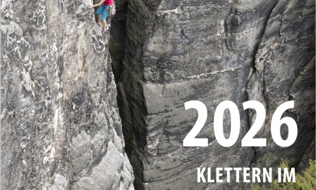 Der Kalender „2026 – Klettern im sächsischen Fels“ erschienen