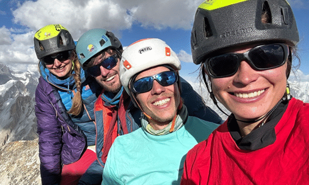 Sächsischer Expedition gelingt freie Begehung der „Eternal Flame“ am Trangotower