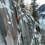 Simon Gietl mit neuer Mixed-Route „Argos“ (M9, WI6+)