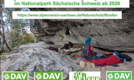 Neues aus den Kletterngebieten: Neuregelung des Boofens in der Sächsischen Schweiz