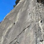 Katja Stöllinger klettert „Prinzip Hoffnung“ X/X+ (8b/+)