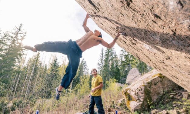 Noah Wheeler holt sich die 7. Begehung von „Burden of Dreams“ (9A)