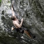 Moritz Welt wiederholt „Unplugged“ (9a) im Frankenjura